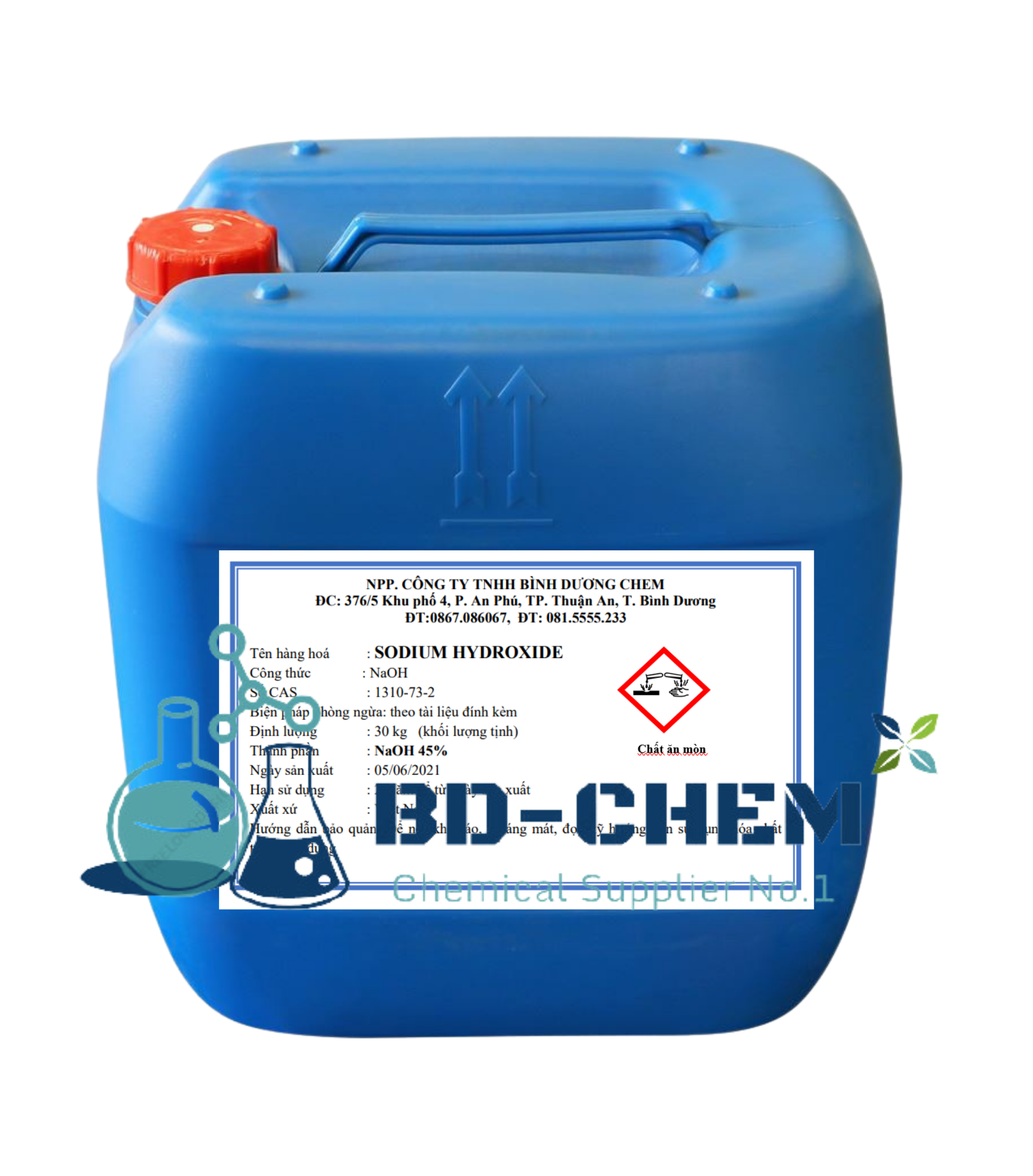 XÚT LỎNG - NAOH 45%
